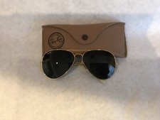 62 14mm VINTAGE USA B L RAY BAN LARGE METAL G15 AVIATOR SUNGLASSES Near Mint