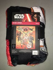 Star Wars The Force Awakens Plush Throw JOIN THE RESISTANCE 50x60 NWT