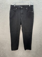 No Boundaries Jeans Womens 13 Black Denim High Rise Stretch Preppy Minimalist