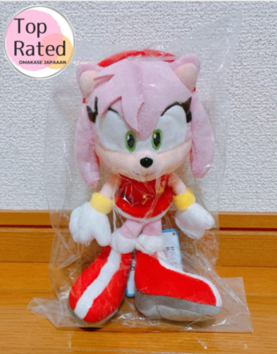 SEGA Sonic the Hedgehog Plush AMY Stuffed toy Doll Sanei Japan