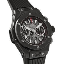 HUBLOT Big Bang Unico Black Magic 411.CI.1170.RX Matte black skeleton WATCH ... 3