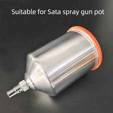 Spray Gun Cup Pot for SATA 600ml Sealed Tank General Upper Cup Car Paint Pot