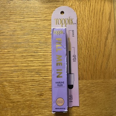Toppik Fill Me In Hairline Filler Wand, MEDIUM BLONDE, 0.176 oz