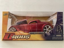 Jada 124 D-rods 34 Ford Red-new Never Opened 90282