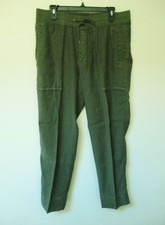 JAMES PERSE Men's SURPLUS LINEN Blend UTILTY PANT ALLIGATOR 1/ Sm NWT $325 MSRP