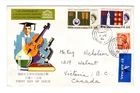 Q447 Hong Kong 1966 UNESCO Organization - Airmail / Cachet FDC Cover