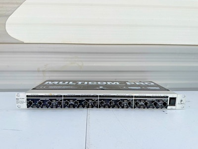 Behringer MDX4400 Multicom Pro Audio Quad Dynamics Processor Tested Works