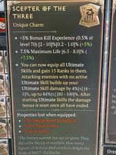 Diablo4 Season 13 S13 Unique Charm Scepter Of The Three