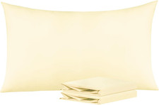 King Pillowcase Set - 2 Pack Brushed Microfiber 20X36 Pillowcases - Soft, Wrinkl