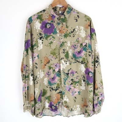 Vintage 90er Crazy Pattern Shirt Abstrakt Retro Gr. XL (A1052)