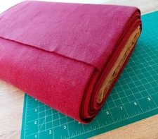 Ribbed Knit Stretch Trim for Waistbands Collar Cuffs Jackets  26x8 Inches MAROON