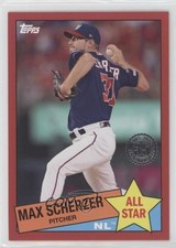 2020 Topps 1985 Topps Baseball All-Stars Red 4/10 Max Scherzer #85AS-38 0l7e