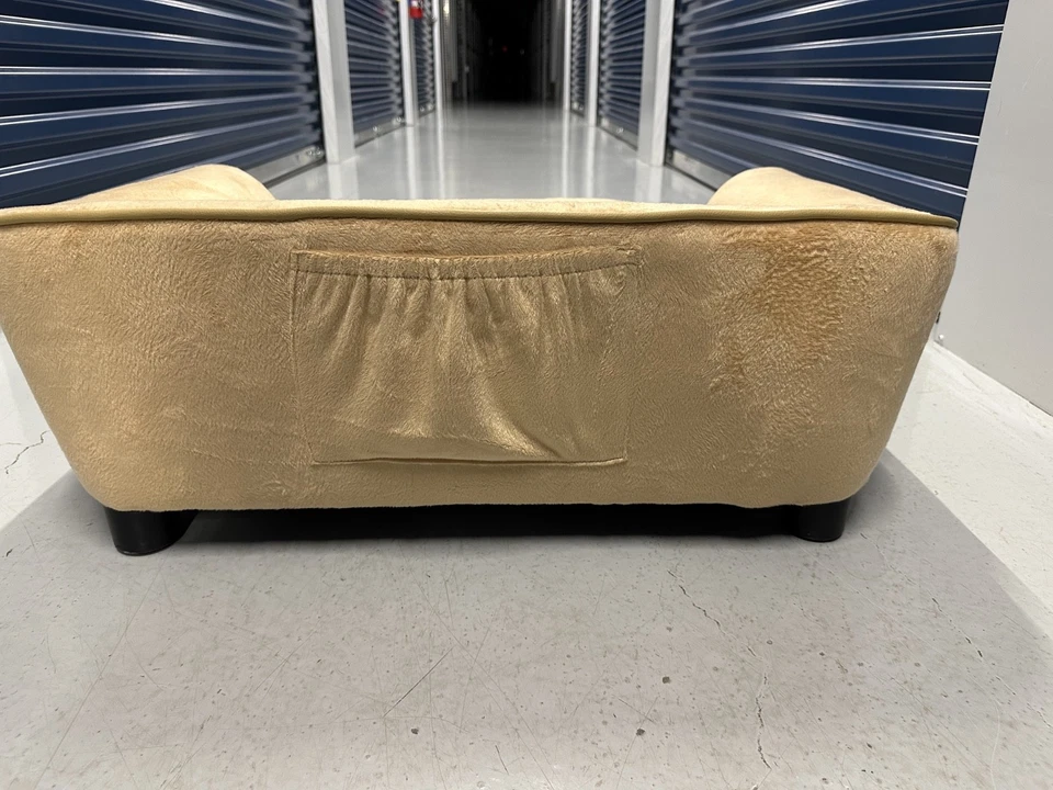 NEW Enchanted Home Pet Elegant Rectangle Elevated Dog Sofa Bed Small Medium Dog - Image 4 of 4