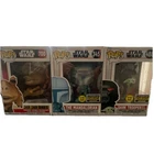 Funko Pop! Vinyl Star Wars EE Glow Jar Jar Binks #700, Mandalorian #345, DT LOT