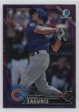 2016 Bowman Chrome Prospects Purple Refractor 143/250 Mark Zagunis #BCP36 3q5