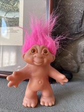 Vintage 1986 5" Dam Norfin Troll Doll - Pink Hair