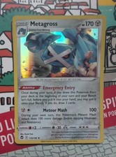 Metagross 119/195 Holo Silver Tempest Rare Pokemon Card