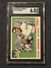 1955 TOPPS ALL AMERICAN FOOTBALL CARD #12 OTTO GRAHAM HOF SGC 6.5 EX NM