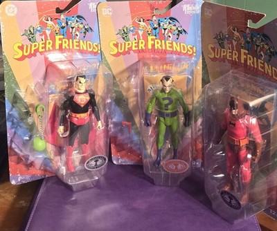McFarlane Evil Superman,Batman and Riddler 6'' Action Figure Chase Lot Of 3 READ!