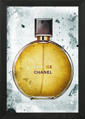Chanel Parfum Flakon Gerahmt Wandbild Poster Leinwanddruck Bild