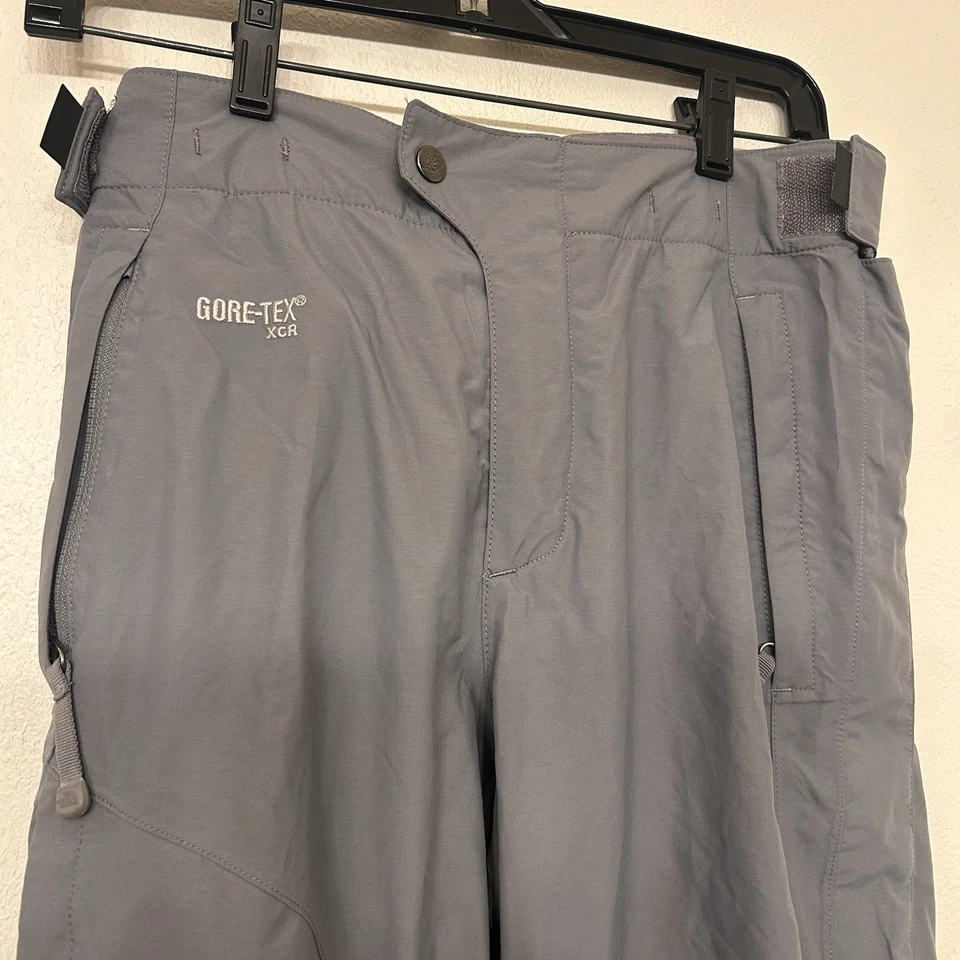 Pantalones de nieve grises para mujer The North Face Gore-Tex XCR Summit Series, S-pequeña mancha Foto 3 de 4