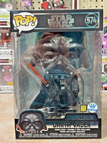 Funko POP! Jumbo Star Wars DARTH VADER Lights & Sounds #574 Funko Exclusive
