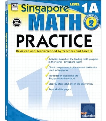 Singapore Math Practice Workbook Level 1A, Grade 2 M...