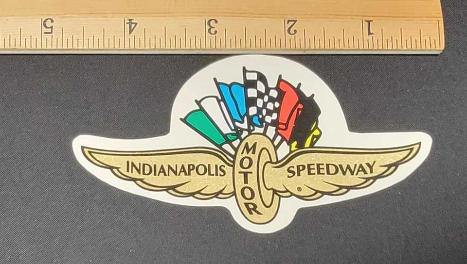 Calcomanía de rueda Indianapolis Motor Speedway Gold Wings Indy 500 Brickyard 400 Nascar Foto 4 de 4