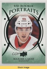 2018-19 Upper Deck UD Portraits Rookies Green Max Lajoie Maxime #P-57 READ 0nr3