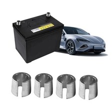 2Pairs Battery Post Shims, Battery Terminal Adapter, Car Battery Negative