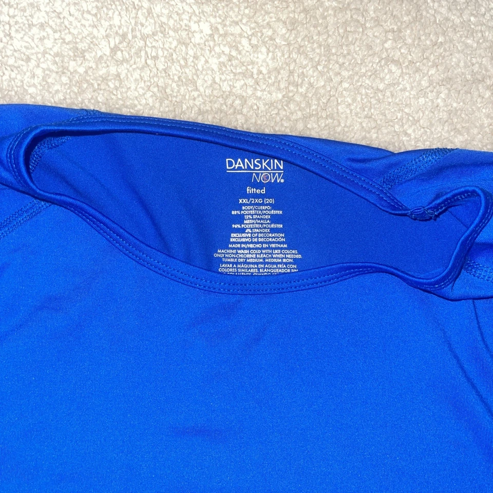 Danskin Now Sport Shirt Blue xxl Athletics Long Sleeve Semi-fitted Women's! - Image 2 of 4