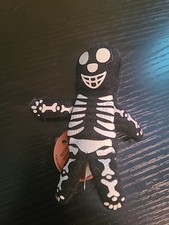 Vintage 2001 Starbucks Halloween Finger Puppet Skeleton NWT