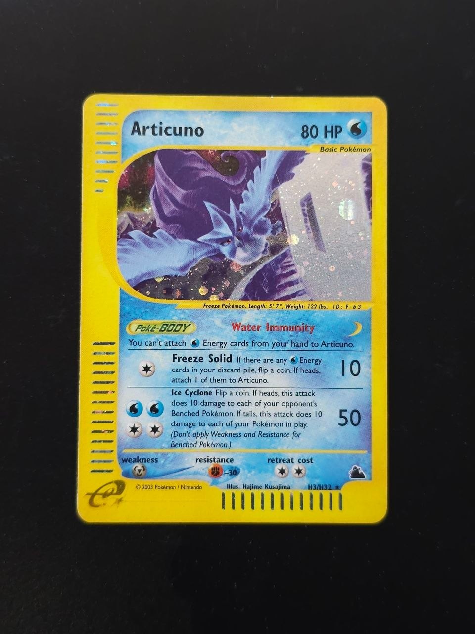 Pokemon Card Articuno H3/H32 Skyridge Cosmos Holo ENG English NM Untraceable