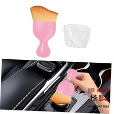 Soft Pink Handle Car Interior Detailing Brush - Soft Pink Detailing Brush