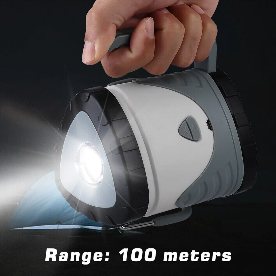 Retractable LED Camping Lantern Rechargeable Outdoor Emergency Lamp - Image 4 of 4