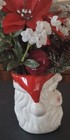 Vintage Rubens Santa Head Christmas Planter Vase — photo 5