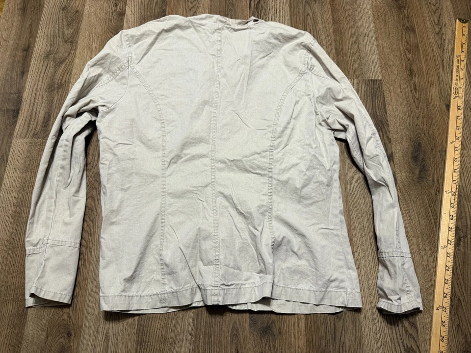 Chaqueta Gloria Vanderbilt, Para Mujer Talla XL, Tostada, Manga Larga, Camisa Abotonada Foto 2 de 4