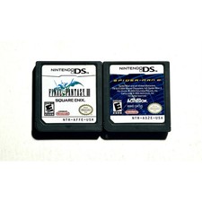 DS Video Game Bundle Lot  Works Great Final Fantasy Spider-Man