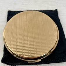 Vintage Stratton Compact Vintage Gold Tone - Unused