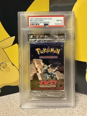 Rare Vintage 2001 Pokémon Neo Discovery 1st Ed Umbreon Art Booster
