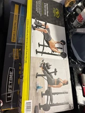 Standard Bench & Rack Combo with Leg Press