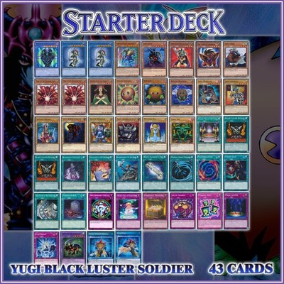 bls yugioh deck BLACK LUSTER SOLDIER YUGI STARTER DECK 43 Magician of Black Chaos Kuriboh  YuGiOh