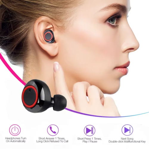 YeP50 Kabellose Kopfhörer Bluetooth 5 Kompatibel iPhone & Android IPX7 Wasserdicht - Bild 12 von 16
