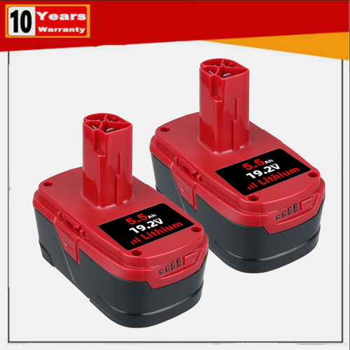 2 PACK For Craftsman 19.2V C3 Li-Ion XCP Battery 11375 130279005 Cordless 5.5Ah