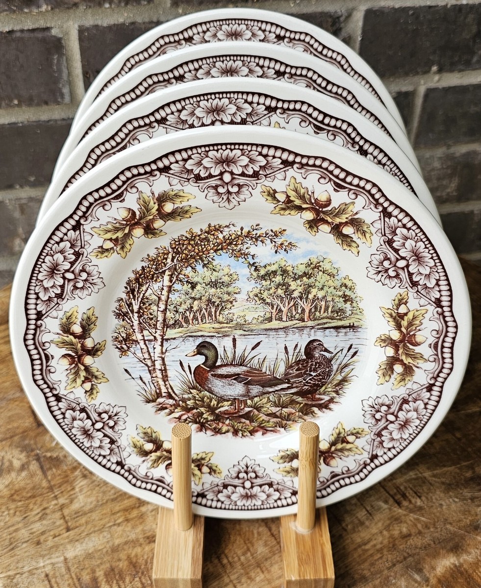 【2枚セット】Stafford ロイヤルスタッフォードプレート ROYAL STAFFORD MALLARD DUCKS Fall 8-1/2