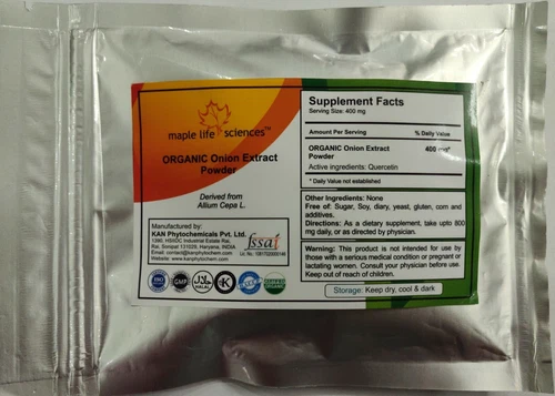 ORGANIC Onion Extract Powder  Quercetin  Pure & High Quality