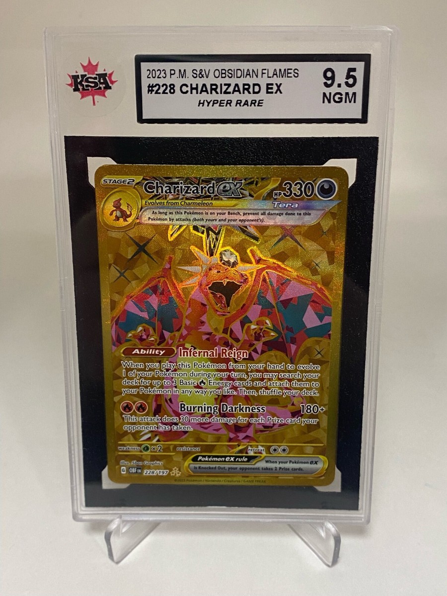 Pokemon S&V Obsidian Flames 228/197 Charizard EX - Hyper Pokemon S&V Obsidian Flames 228/197 Charizard EX - Hyper