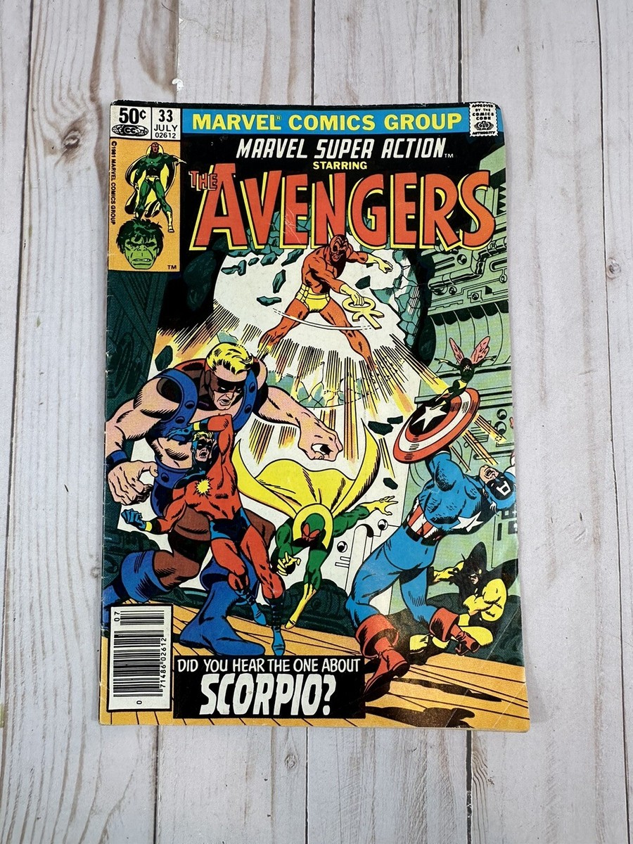 MARVEL SUPER ACTION # 33 * AVENGERS * MARVEL COMICS * 1981 | eBay