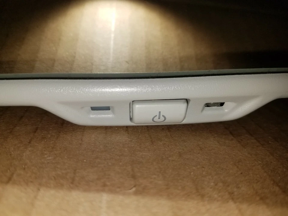 2005 TO 2010 AUDI A3 A4 A6 QUATTRO RS4 S4 REAR VIEW DIMMING MIRROR COMPASS GRAY - Image 3 of 4