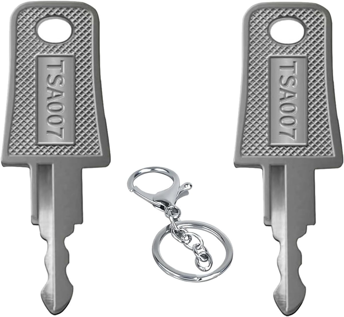 TSA Key 007 Pack of 2, TSA007 Keys, Multifunctional Luggage Key